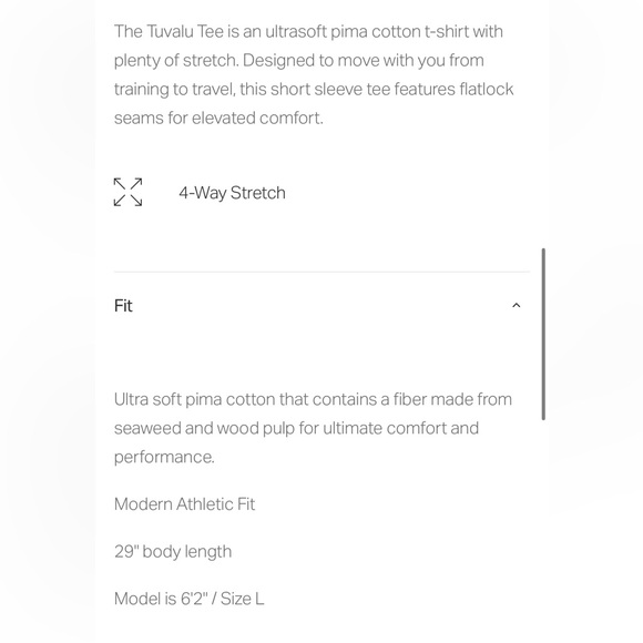 Vuori Men’s “Tuvalu” Tee Ultrasoft Pima Cotton T-Shirt (M) *BESTSELLER* - Picture 4 of 8